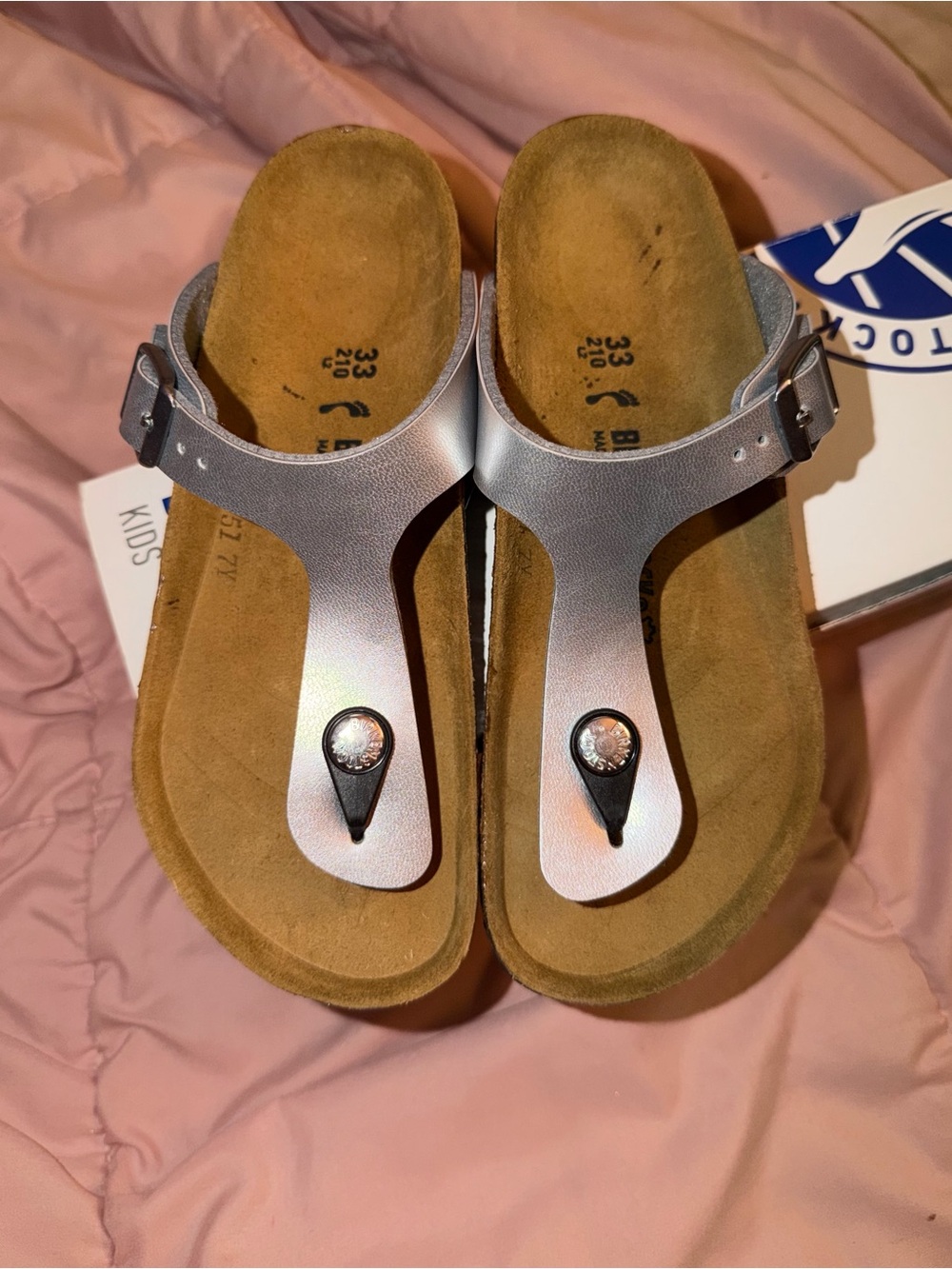 Little Girls Birkenstock Sandals - Picture 6 of 10
